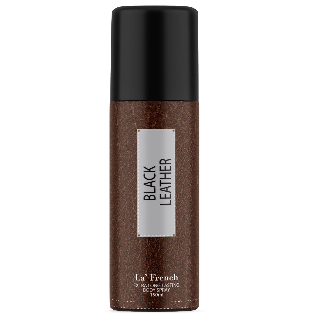 LF Black Leather Deodorant For Men - 150ml (Pack of 3)