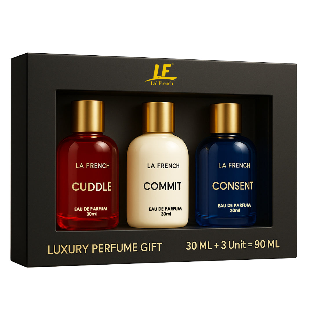 Perfume Gift Set for Women 3x30ml - Cuddle | Commit | Consent
