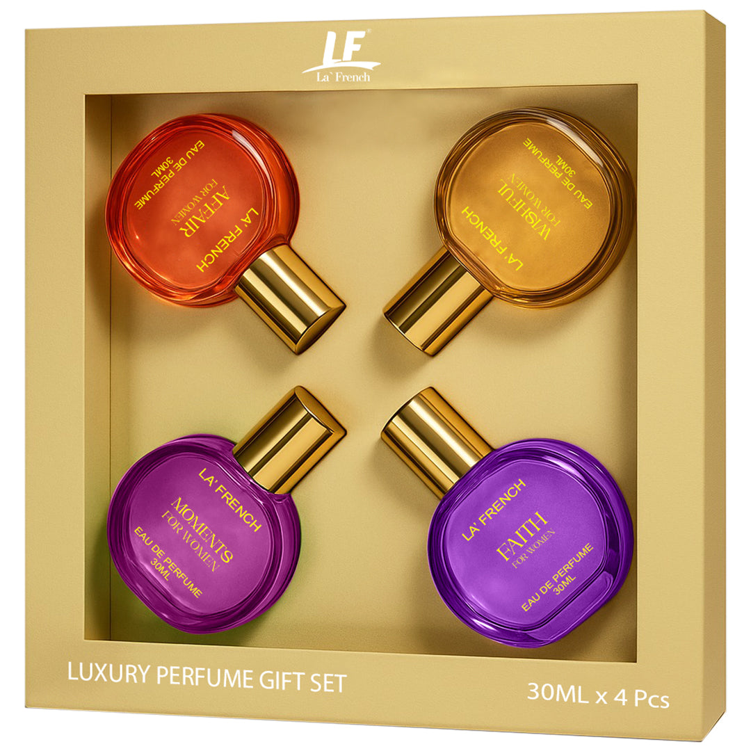 Perfume Gift Set for Women 4x30ml - Moments | Faith | Affair | Wishful