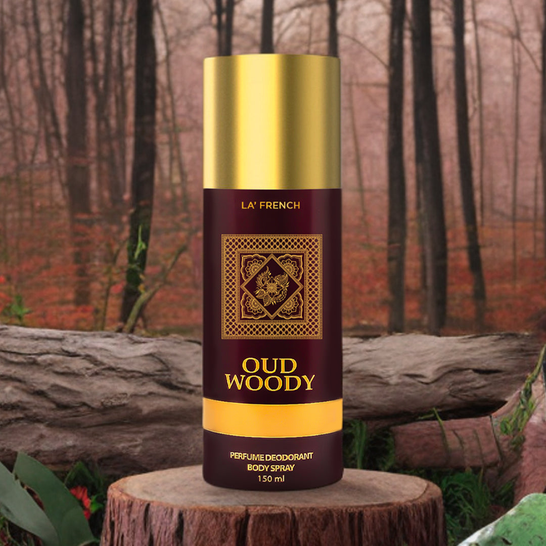 Oud Woody Combo Deodorant Perfume - 150 ml (Pack of 2)