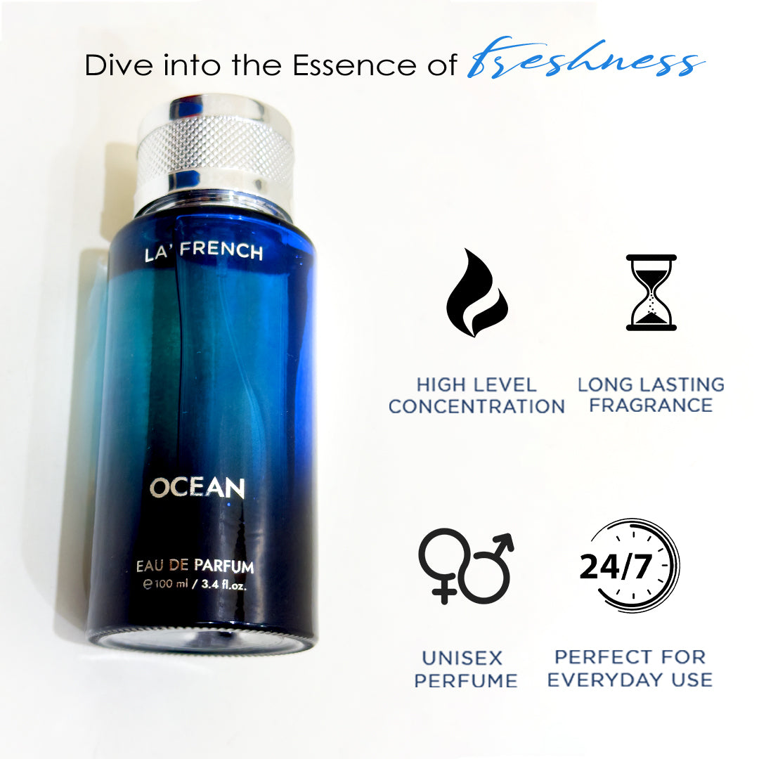 Ocean Eau De Parfum for Men and Women - 100ml