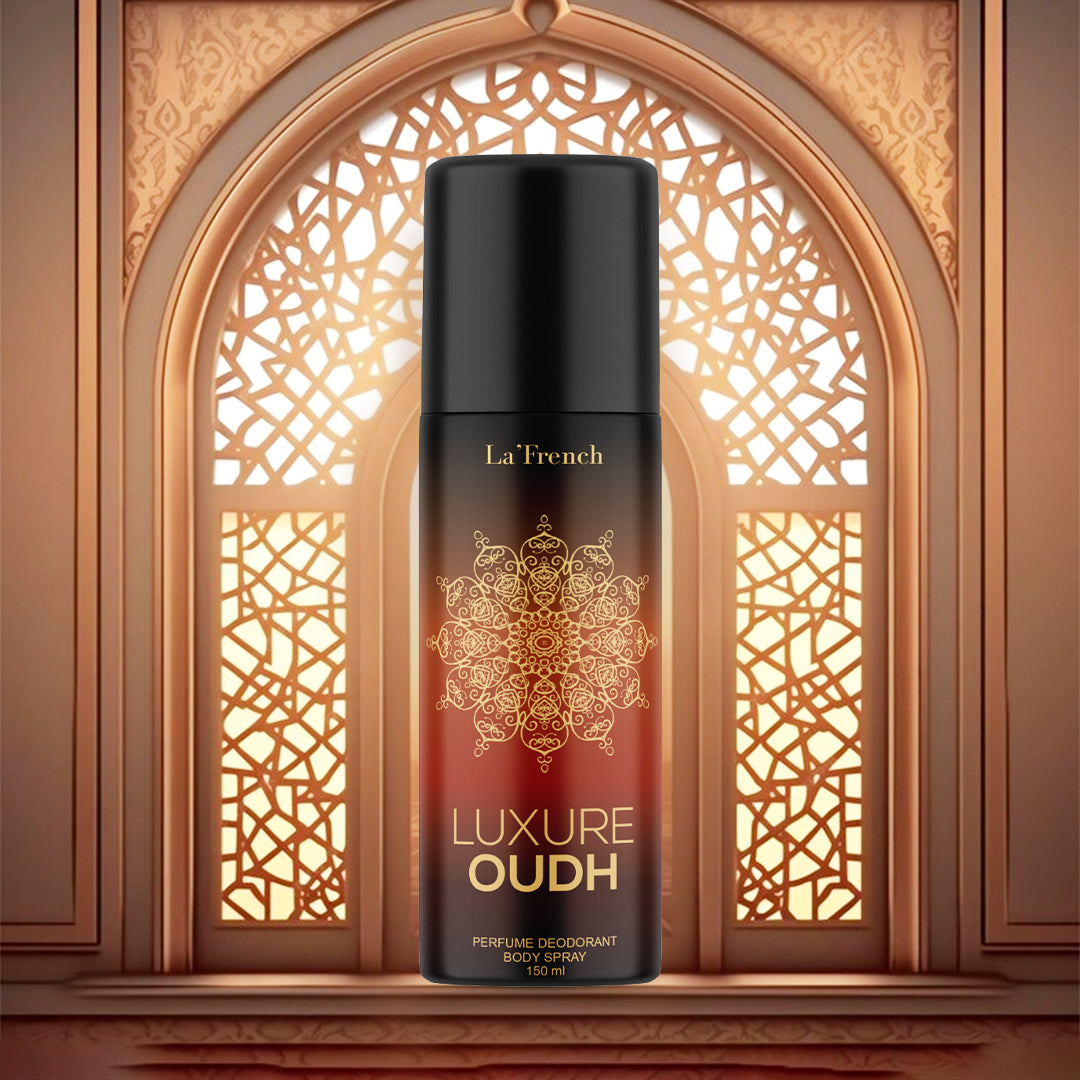 Luxure Oudh Unisex Deodorant - 150ml (Pack of 3)