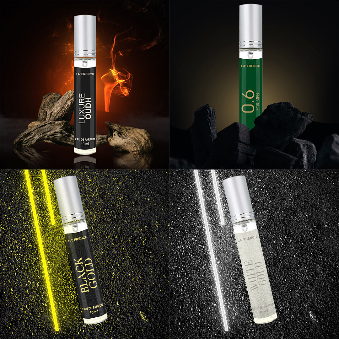 Classic Mini Perfume Gift Set for Men 4 X 10 ml