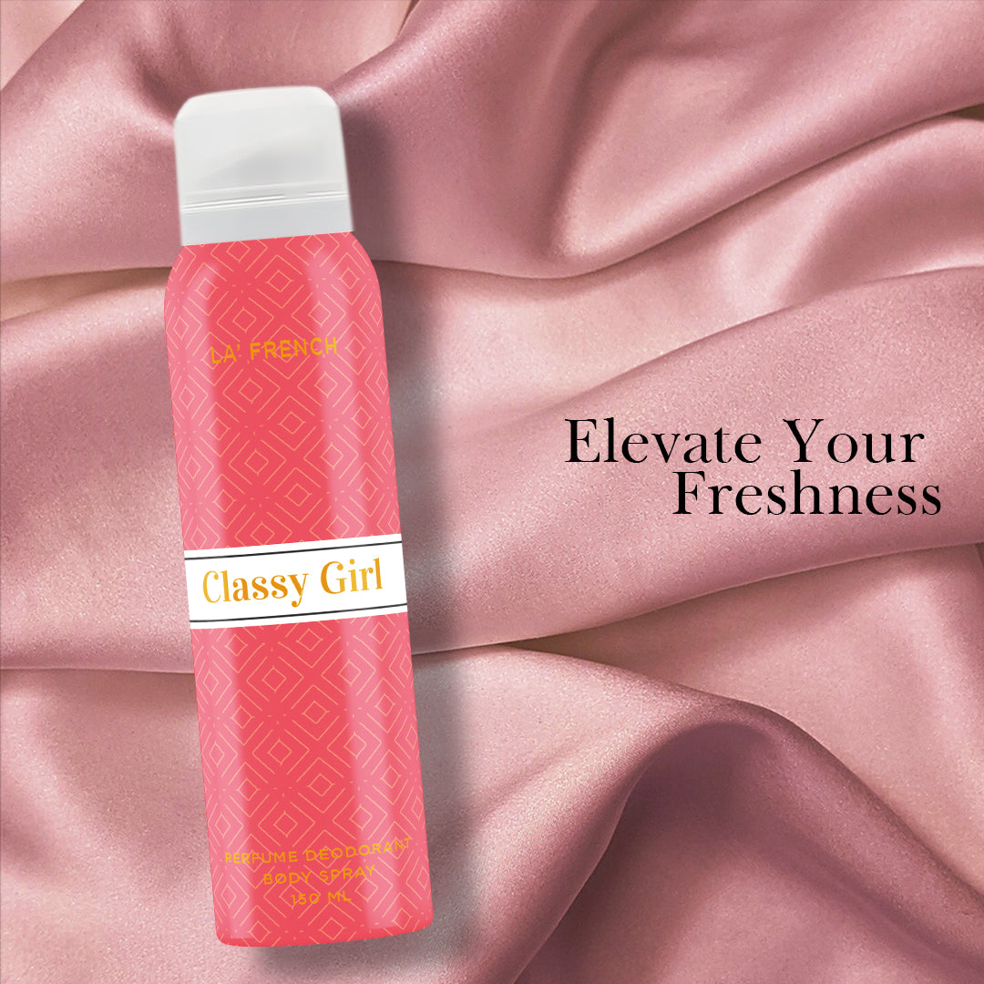 Classy Deodorant Body Spray for women, 150ml