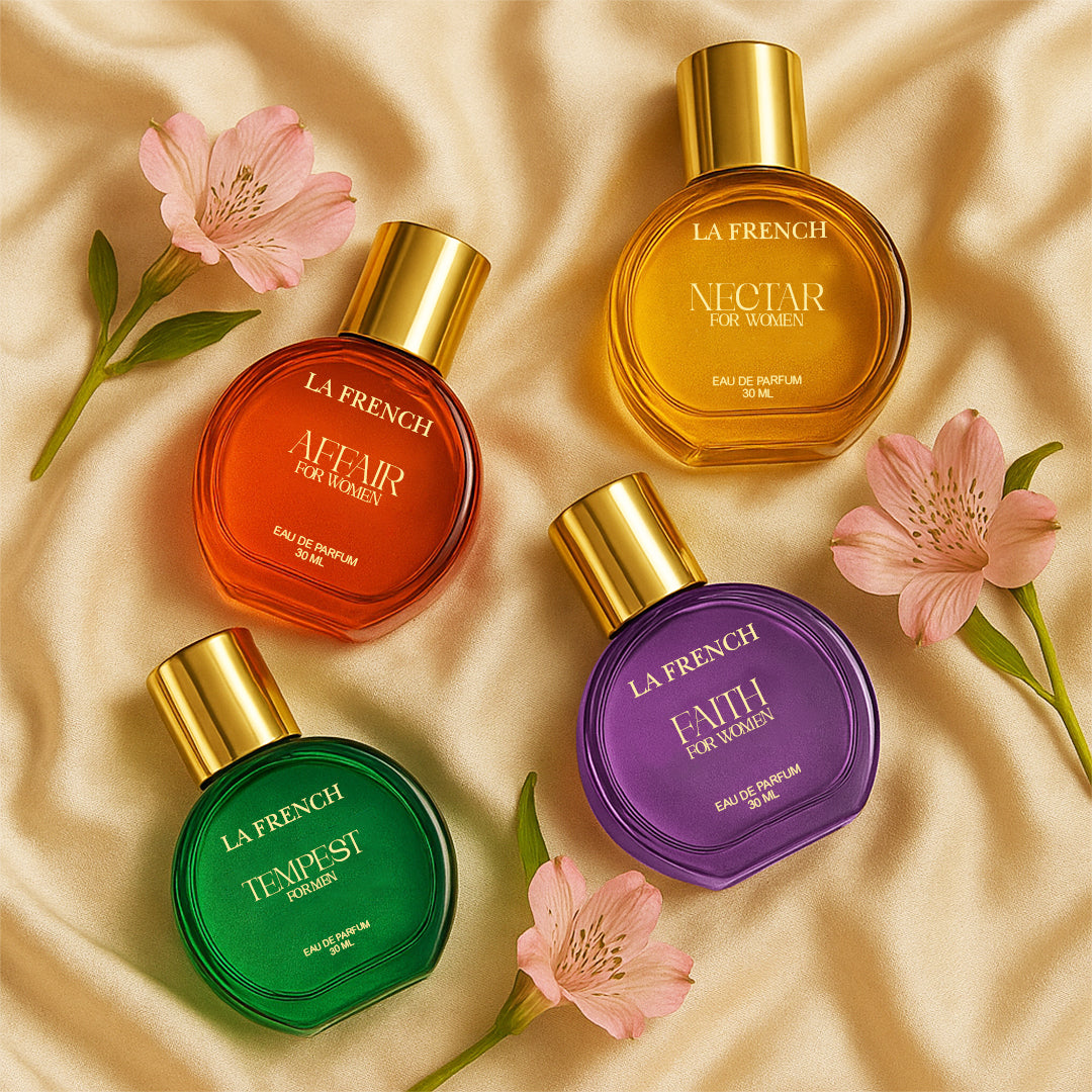 Luxury Unisex Perfume Gift Set 4x30ml - Affair | Faith | Tempest | Nectar
