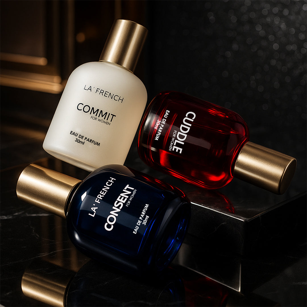 Perfume Gift Set for Women 3x30ml - Cuddle | Commit | Consent