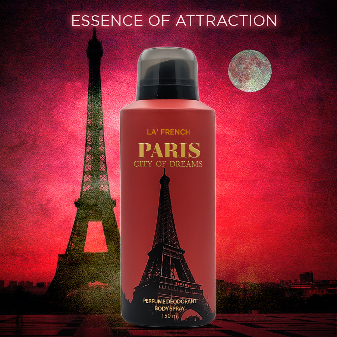 Paris Combo Deodorant Perfume - 150 ml (Pack of 2)