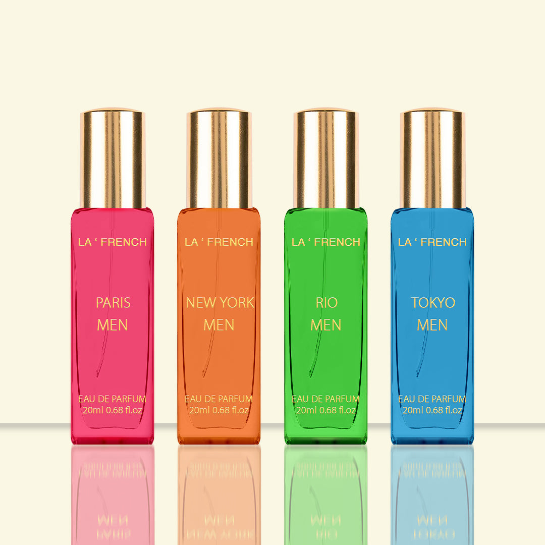 LF City of Dream Luxury Perfume Gift For Men Set 4x20ml - Tokyo | Rio | New York | Paris