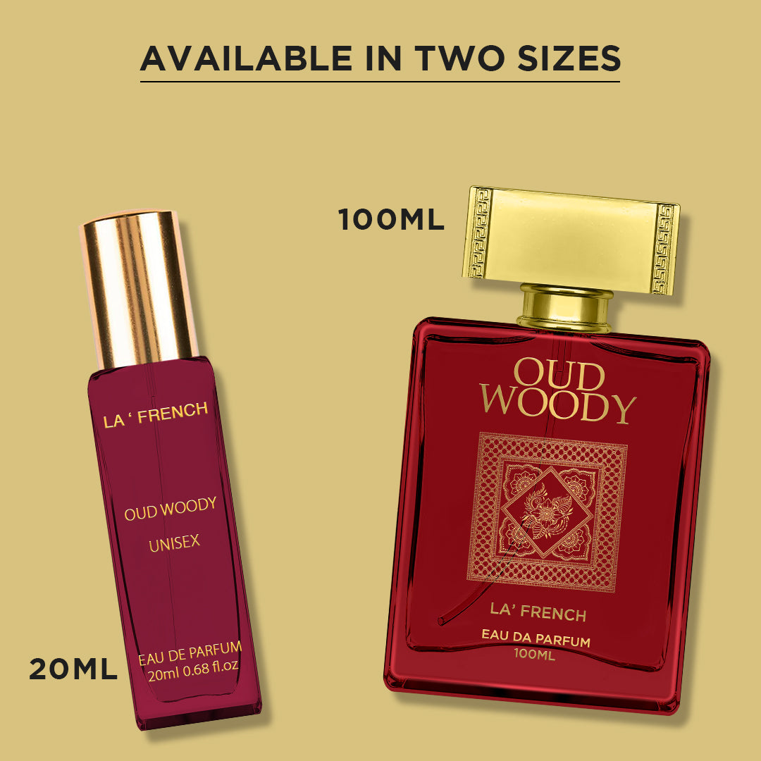 LF Oudh Perfume Gift Set 4x20ml - Adventure Oud | Romance Oud | Al Hisan | Oud Woody