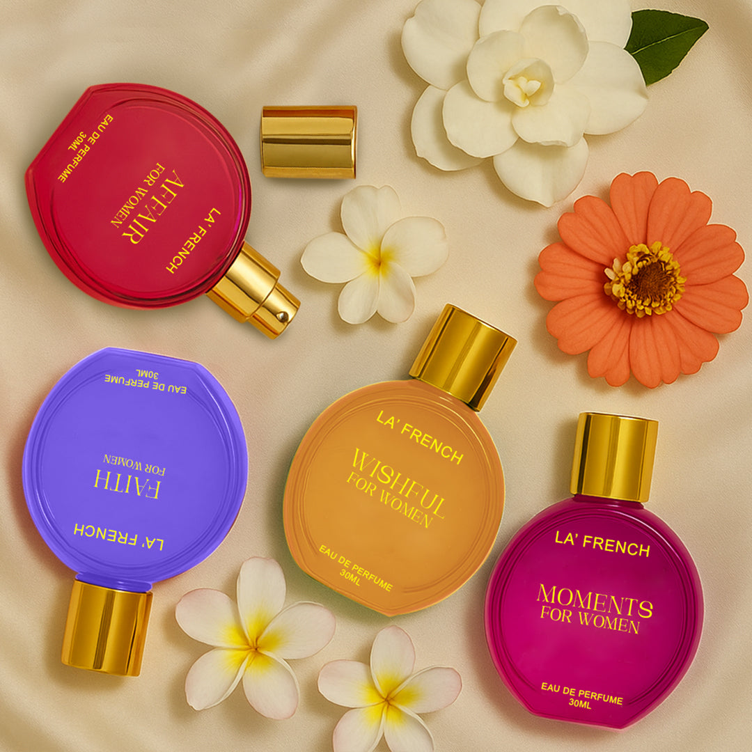 Perfume Gift Set for Women 4x30ml - Moments | Faith | Affair | Wishful