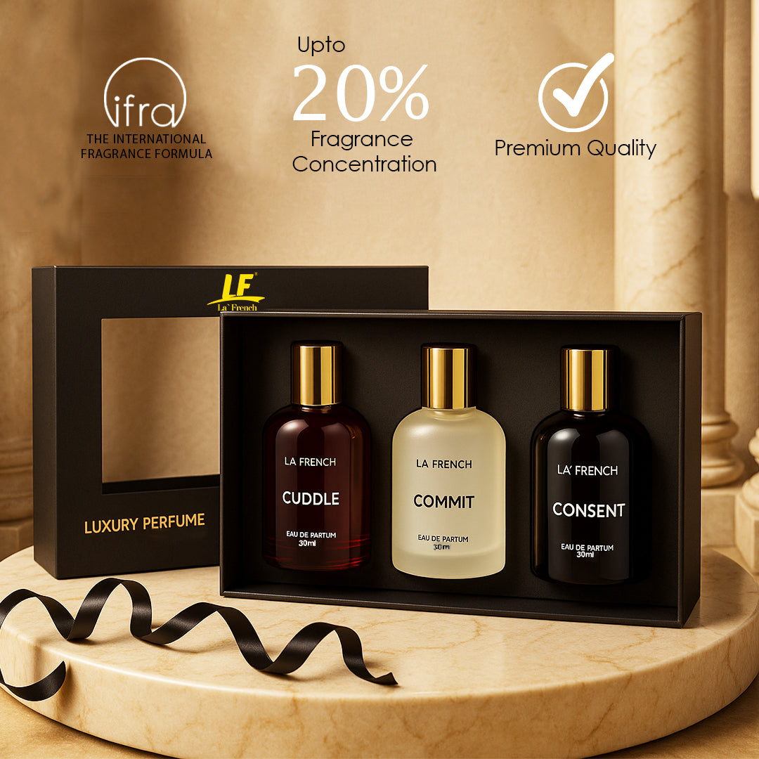 Perfume Gift Set for Women 3x30ml - Cuddle | Commit | Consent