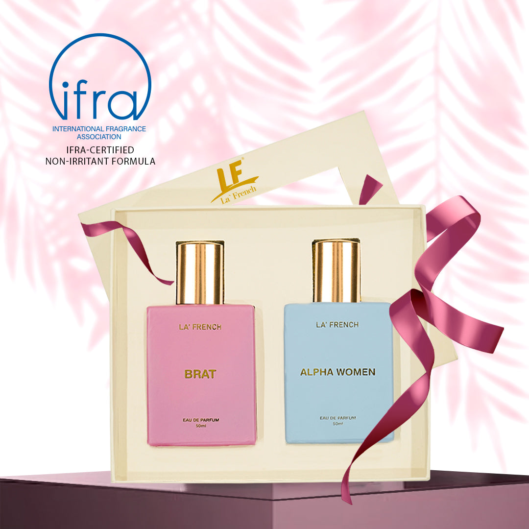 Brat & Alpha Women Luxury Unisex Perfume Gift Set 50ml X 2 Pcs