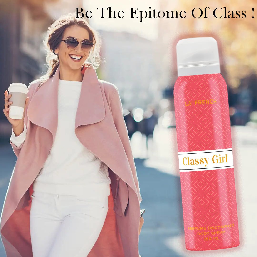 Classy Deodorant Body Spray for women, 150ml