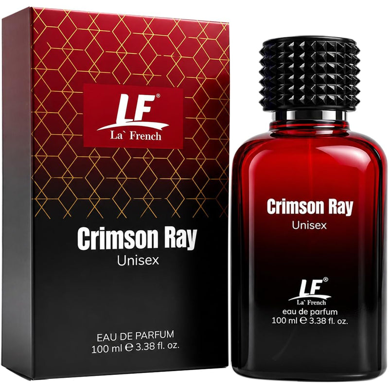 La French Crimson Ray Unisex Perfume 100ml | Long Lasting Premium EDP for Men & Women