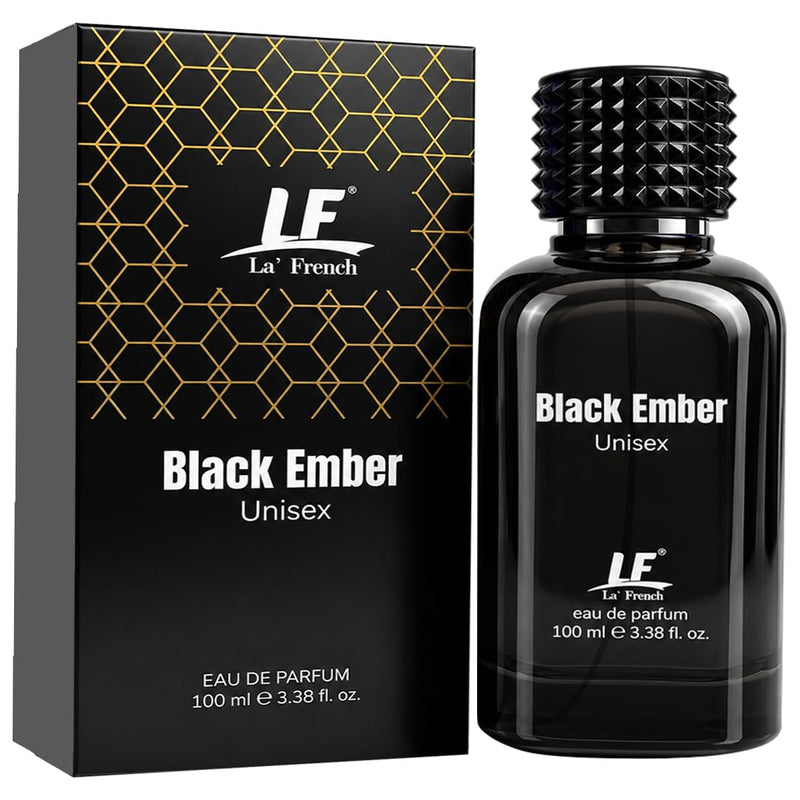 La French Black Ember Unisex Perfume 100ml | Long Lasting Premium EDP for Men & Women