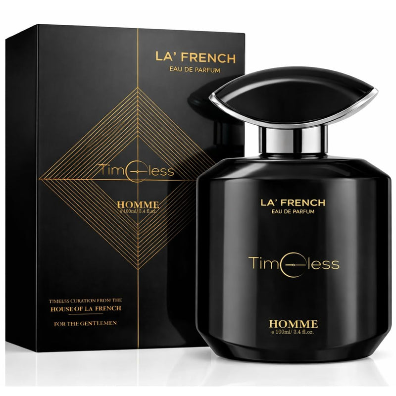 La French Timeless Perfume for Men 100ml | Long Lasting Woody Aromatic Fragrance | Premium Eau De Parfum for Men | Classic & Masculine Scent