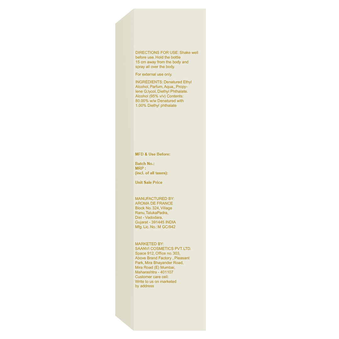 White Gold Perfume for Men 10ml (Pack of 1)
