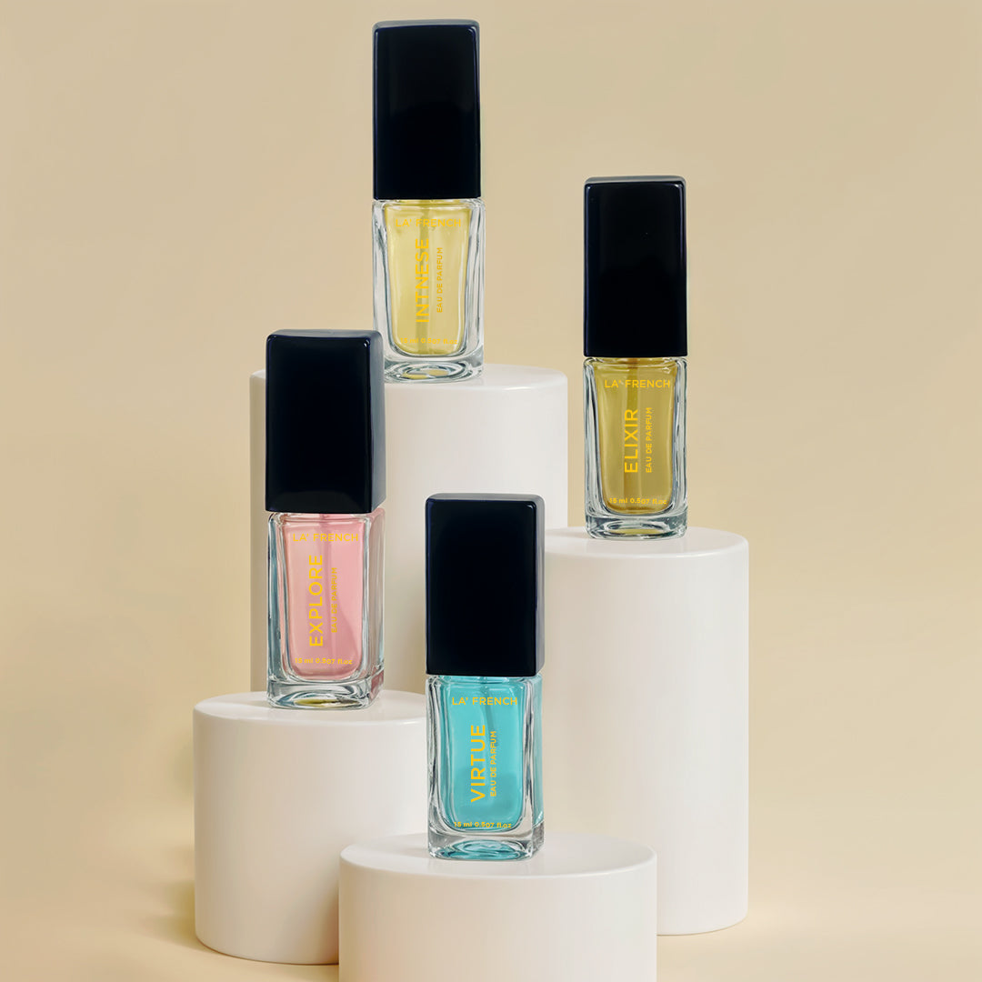 LF Perfume Gift Set for Men & Women 4x15ml - Elixir | Explore | Intense | Virtue
