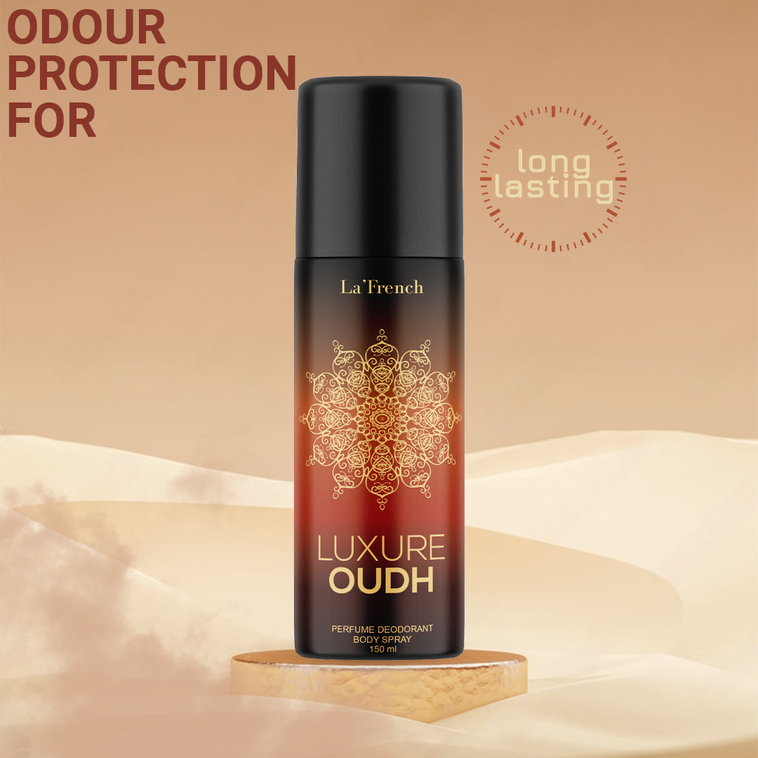 Luxure Oudh Unisex Deodorant - 150ml (Pack of 3)