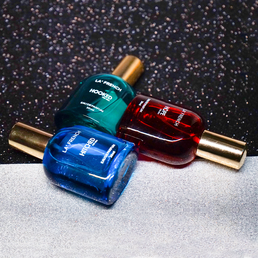 Perfume Gift Set for Men 3x30ml - Hitched | Hooked | Hope
