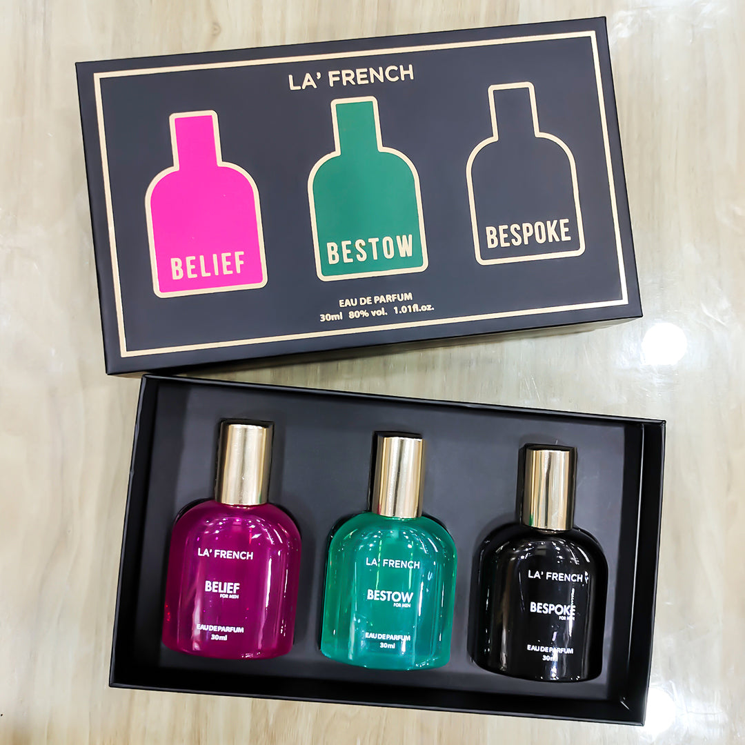 LF Perfume Gift Set for Men 3x30ml - Belief | Bestow | Bespoke