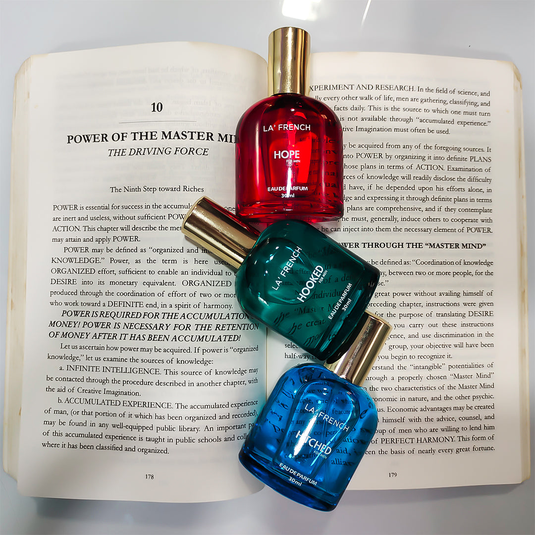 Perfume Gift Set for Men 3x30ml - Hitched | Hooked | Hope