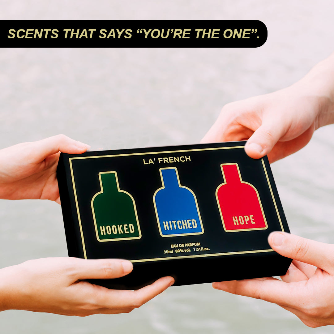 Perfume Gift Set for Men 3x30ml - Hitched | Hooked | Hope
