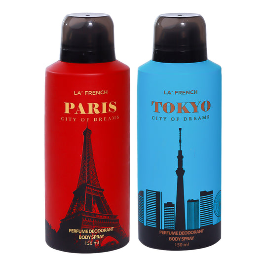 Paris Tokyo Combo Deodorant Perfume 