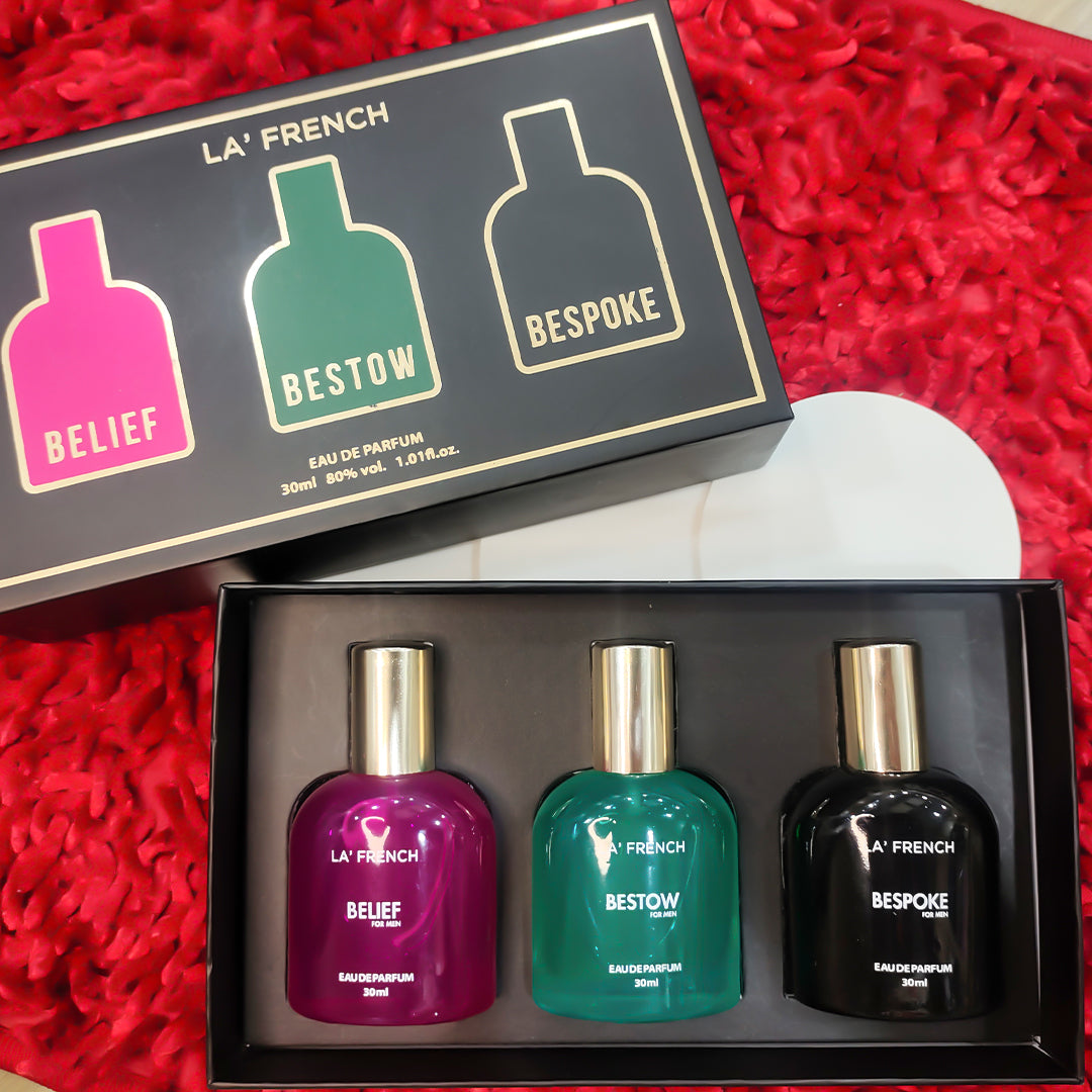 LF Perfume Gift Set for Men 3x30ml - Belief | Bestow | Bespoke