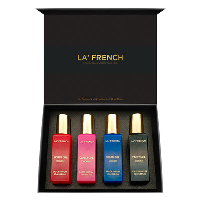Luxury Perfume Gift Set For Her 4x20ml - Party Girl | Classy Girl | Hottie Girl | Dream Girl