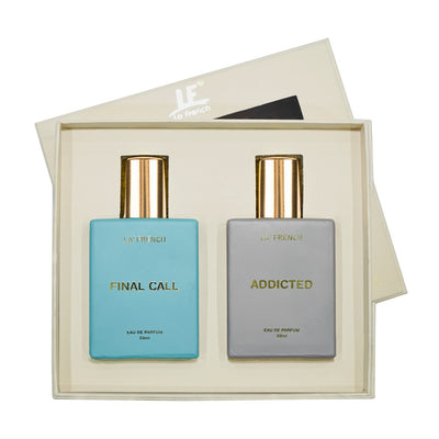 Final Call & Addicted Unisex Luxury Perfume Gift Set 50ml X 2 Pcs