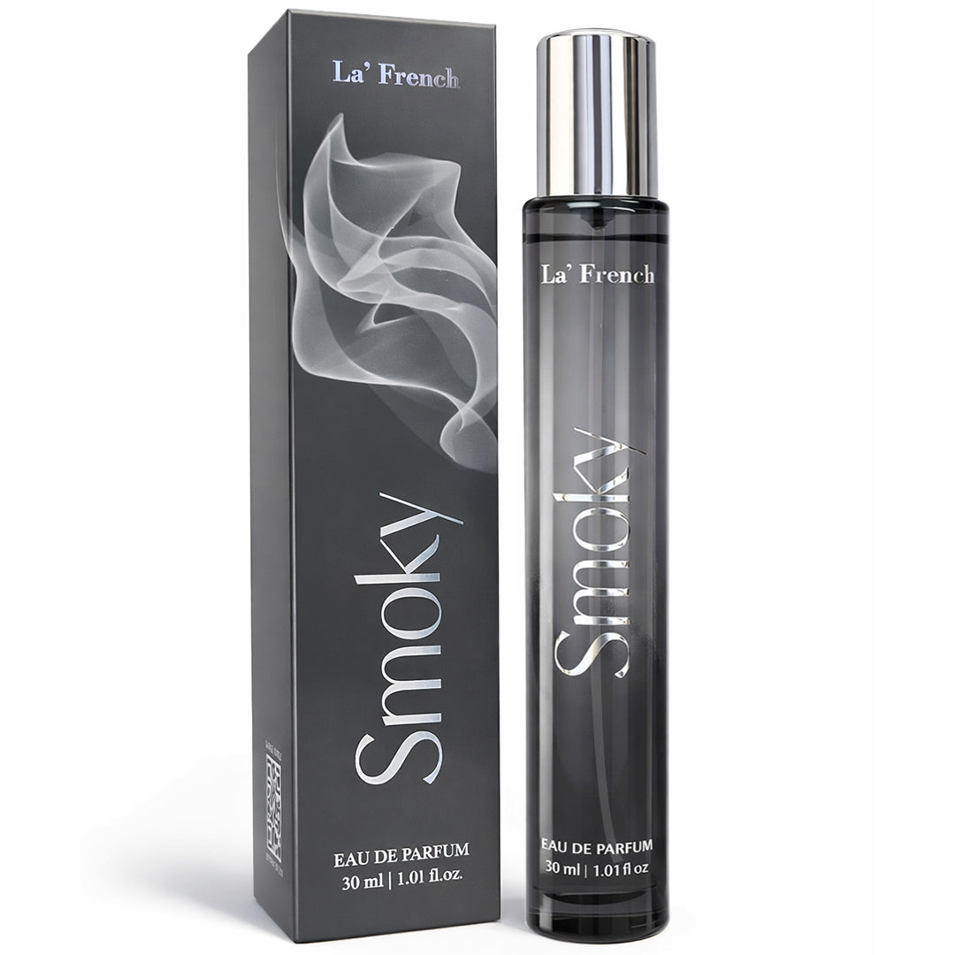 La French Smoky Perfume 30ml | Long Lasting Smoky Woody Spicy Fragrance for Men & Women | Premium Unisex Eau De Parfum | Dark & Intense Signature Scent