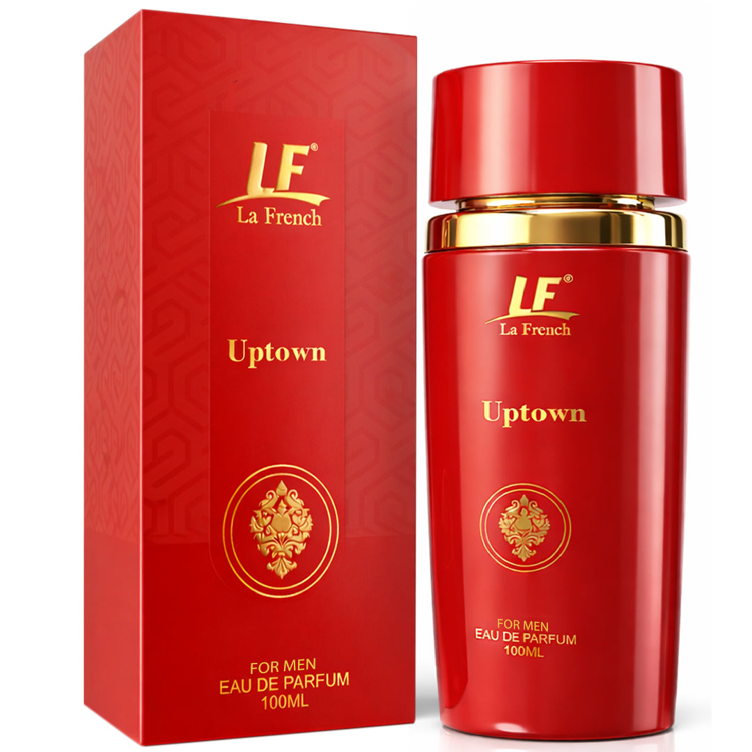 La French Uptown Premium Perfume for Men 100ml – Long Lasting Luxury Fragrance for Men with Bold, Strong & Masculine Scent for Office, Party & Special Occasions