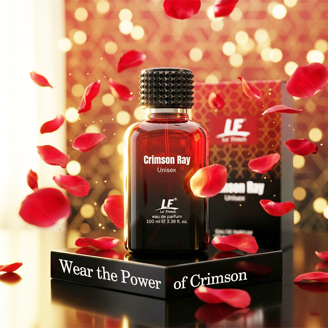 La French Crimson Ray Unisex Perfume 100ml | Long Lasting Premium EDP for Men & Women
