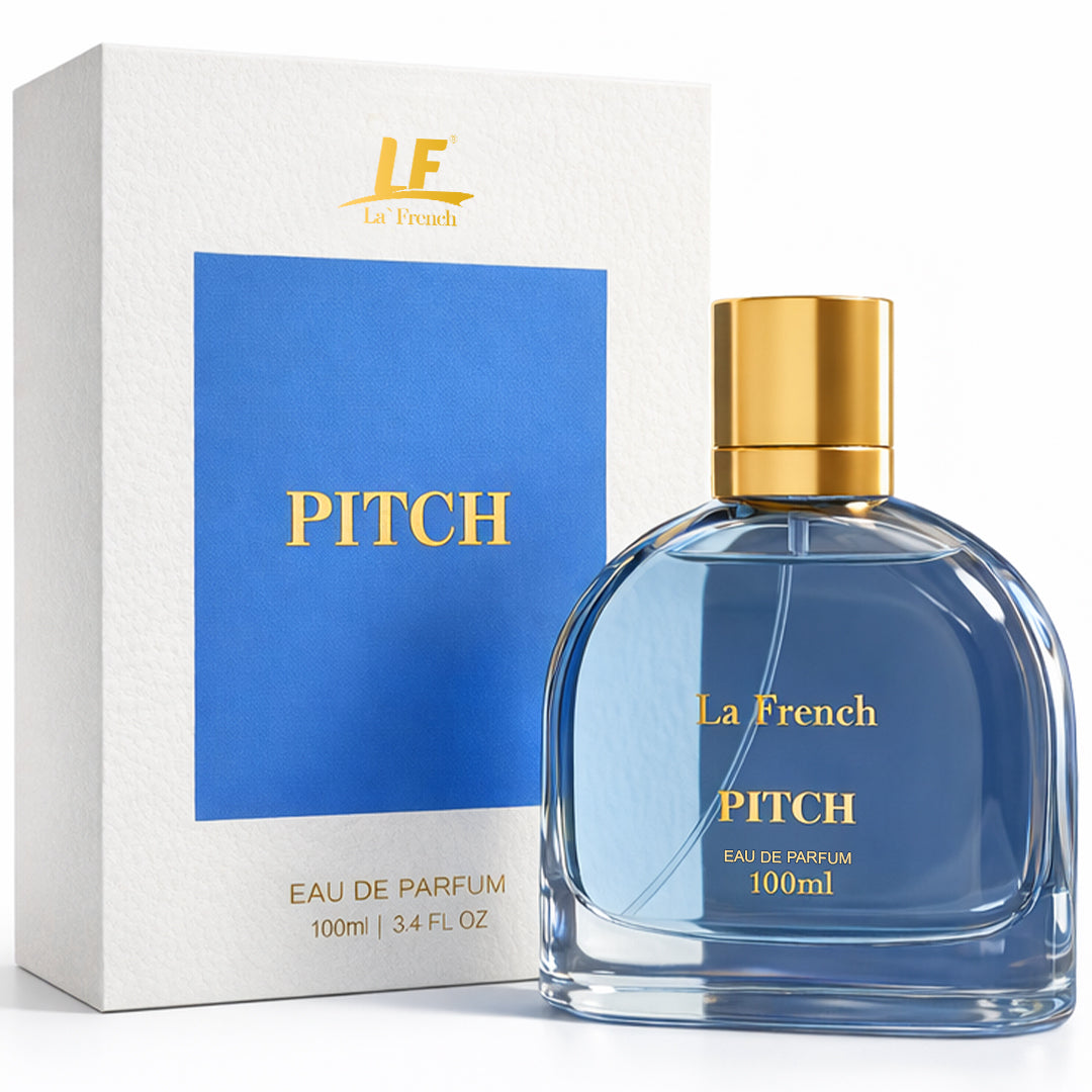 La French Pitch Unisex Perfume 100ml | Long-Lasting Premium Fragrance with Clary Sage, Lemon & Amber Notes | Refreshing, Elegant Scent for Office & Party