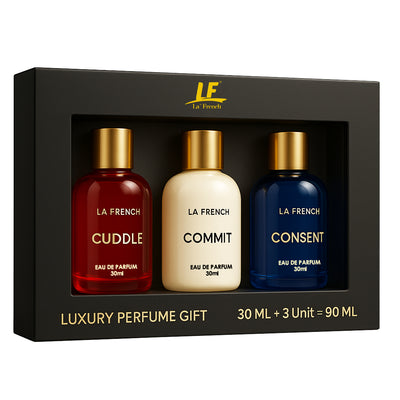Perfume Gift Set for Women 3x30ml - Cuddle | Commit | Consent