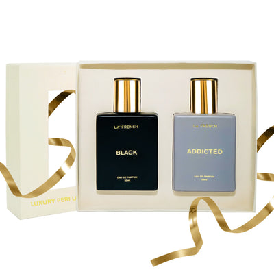 Black & Addicted Premium Unisex Perfume Gift Set Combo 50ml X 2 Pcs