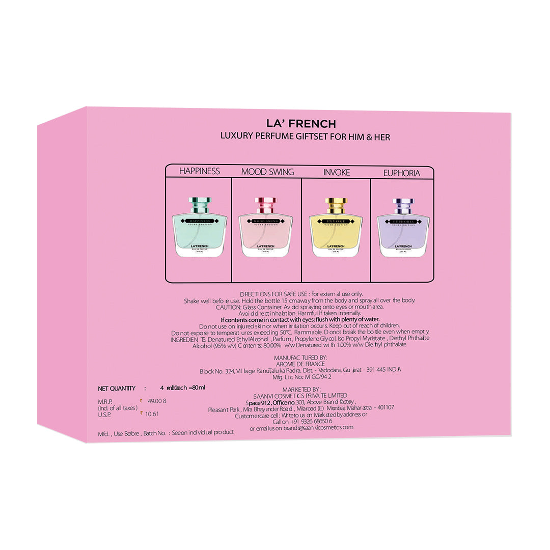 Set of 4 perfume