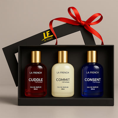 Perfume Gift Set for Women 3x30ml - Cuddle | Commit | Consent - hover