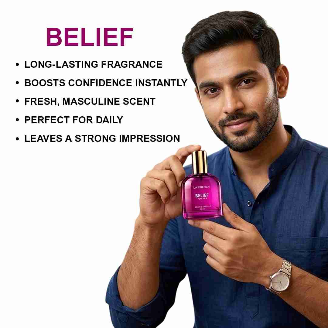 La French Belief Perfume Scent For Men - 30ml
