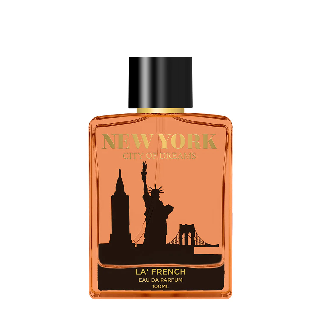 La French New York Eau De Parfum 100ml – Unisex Long Lasting Perfume | Fresh Spicy Aqua Premium Fragrance for Men & Women