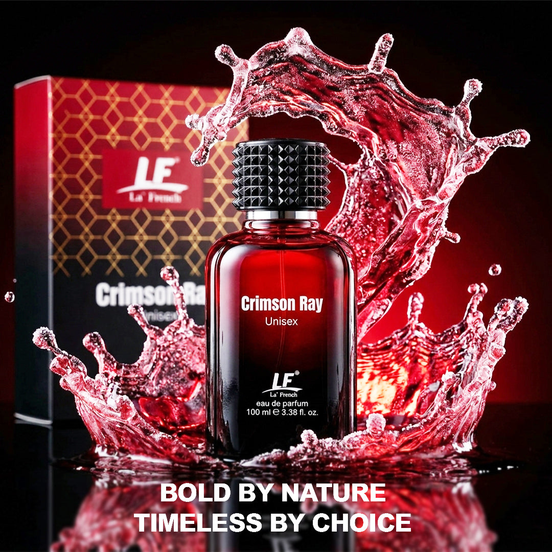 La French Crimson Ray Unisex Perfume 100ml | Long Lasting Premium EDP for Men & Women