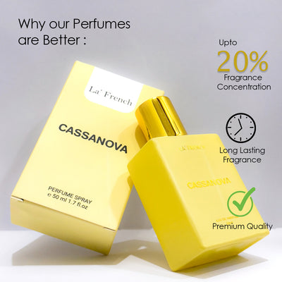 La French Cassanova Perfume for Men and Women 50ml - hover