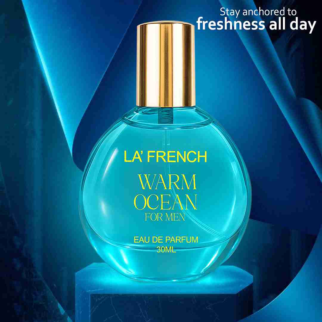 La French Warm Ocean Perfume for Men – 30ml