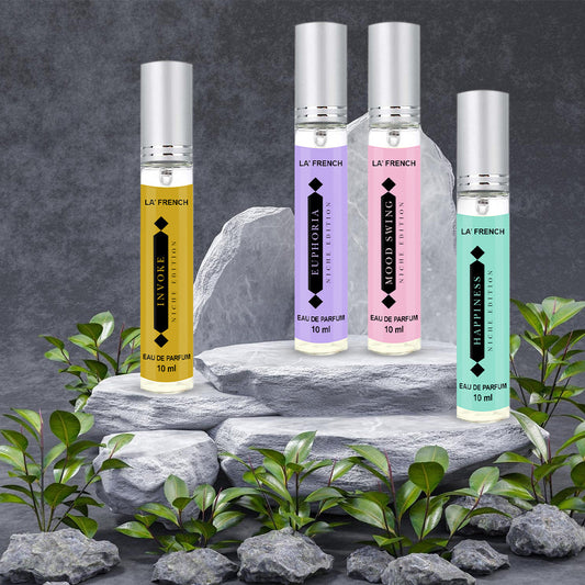 La' French Mood Mini Perfume Gift Set for Men 4 X 10 ml