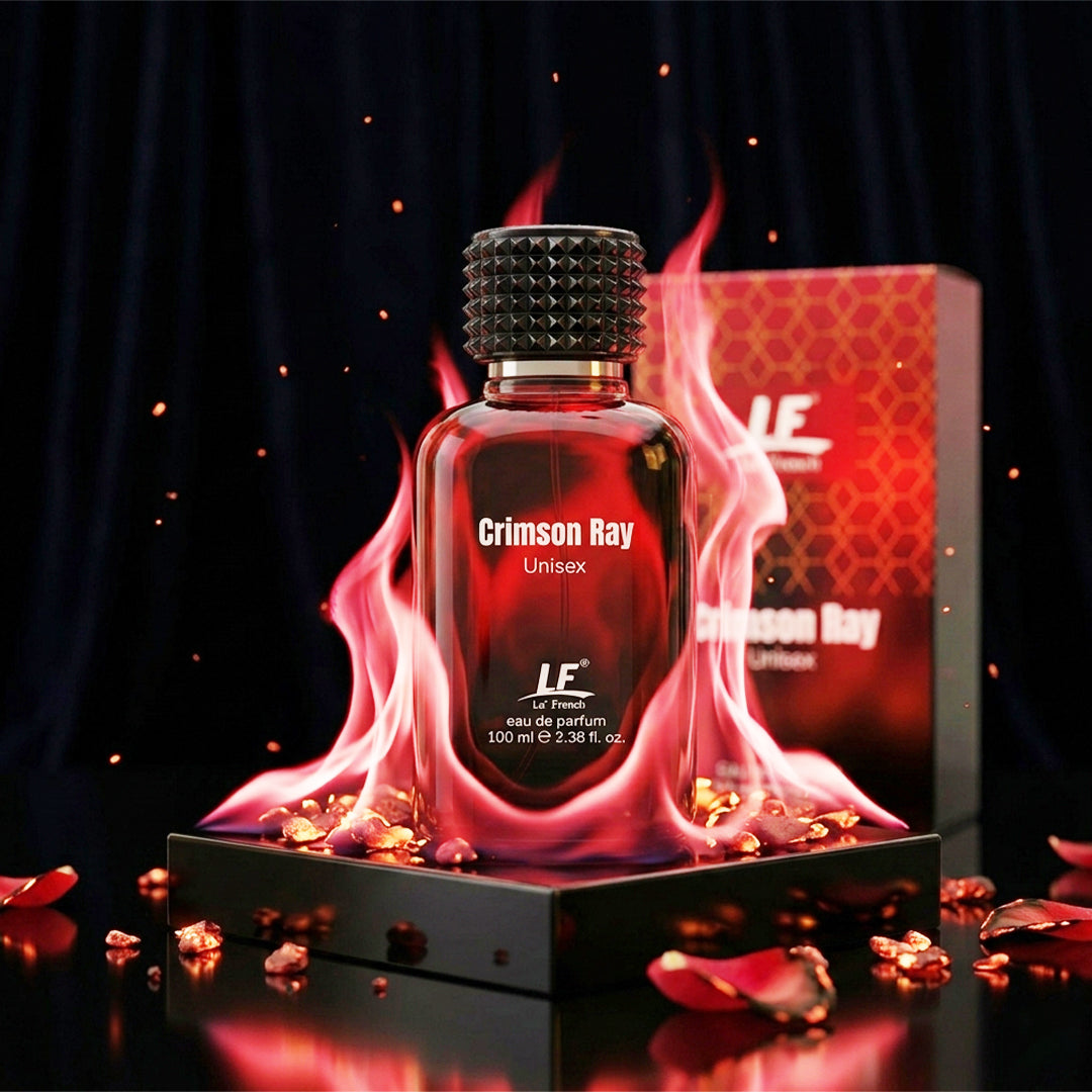 La French Crimson Ray Unisex Perfume 100ml | Long Lasting Premium EDP for Men & Women