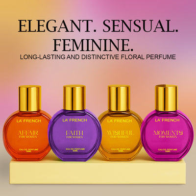 La French Perfume Gift Set for Women 4x30ml - Moments | Faith | Affair | Wishful - hover