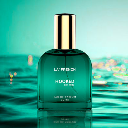 Hooked Perfume for Men 30ml | Intoxicating Fragrance with 18% Perfume Concentration | Eau De Parfum | Premium Luxury Long Lasting Fragrance Spray | Signature Scent | Date night fragrance | Ideal gift for Men