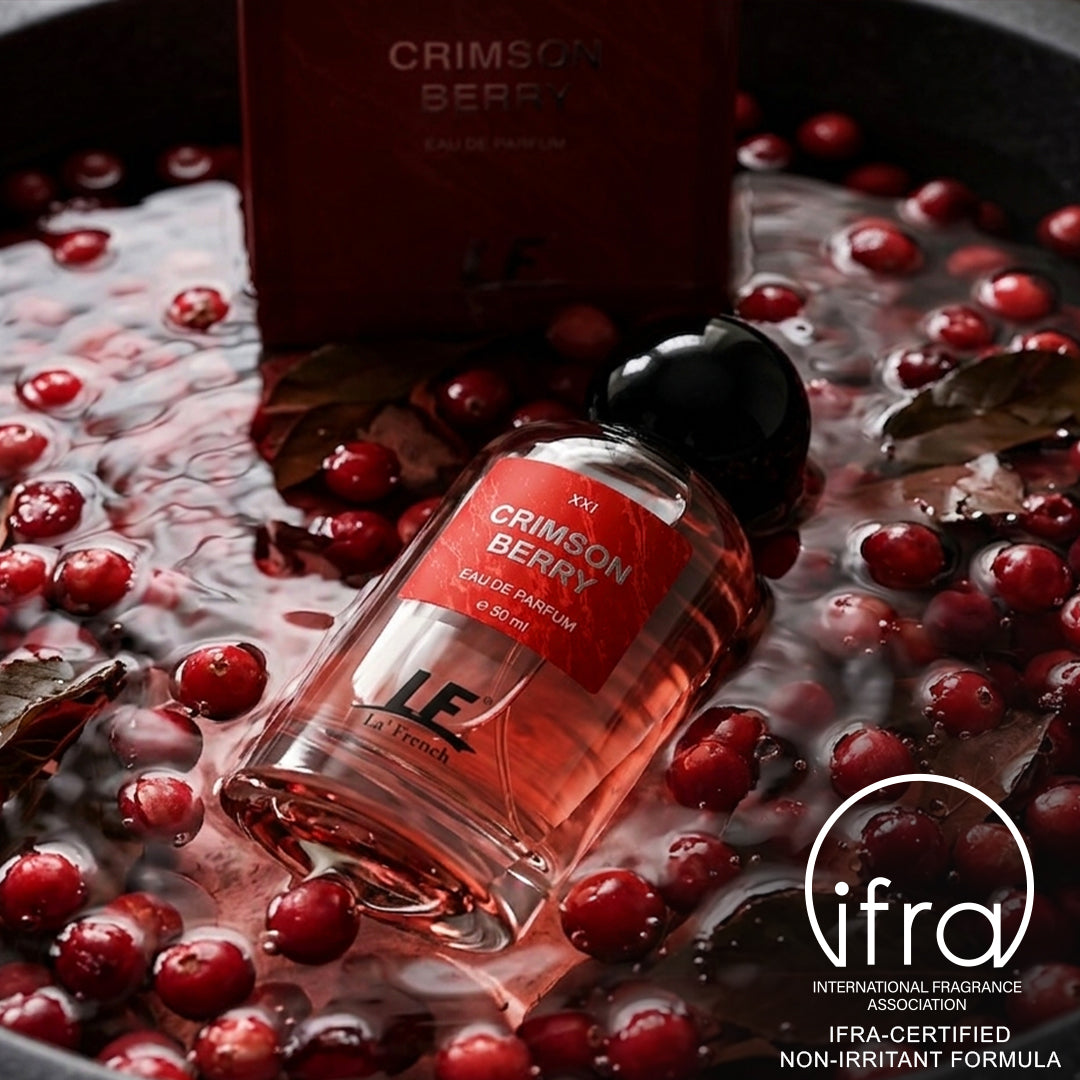 La French Crimson Berry Unisex Perfume 50ml | Long Lasting Fruity Berry Fragrance