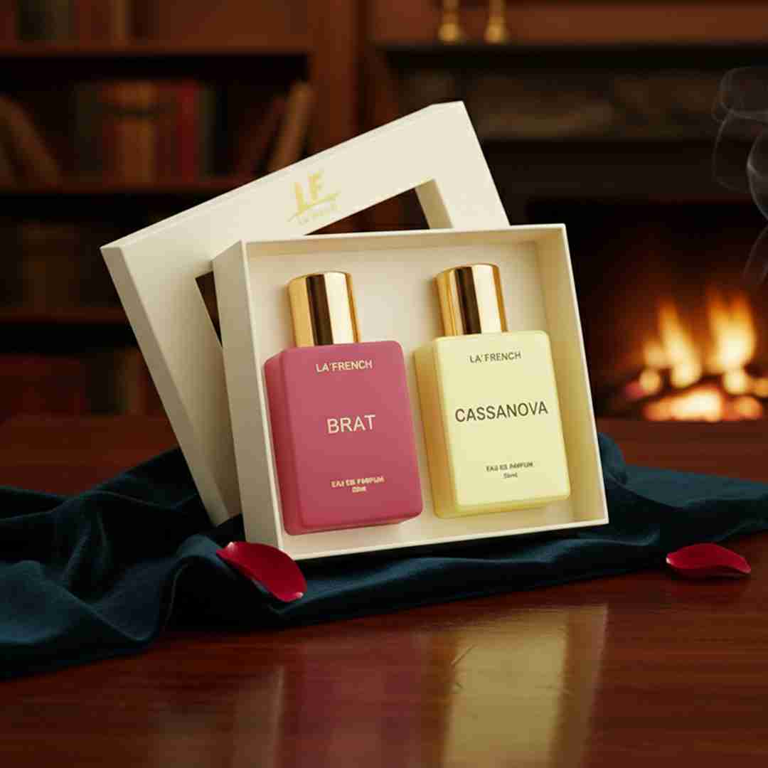 La French Brat & Cassanova Premium Unisex Perfume Gift Set Combo 50ml